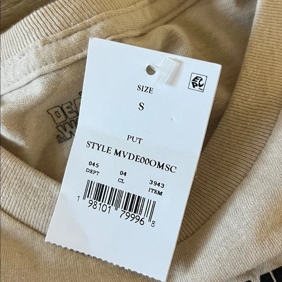 NWT Marvel Deadpool Wolverine Men’s Graphic T-Shirt Tan Size S - Picture 5 of 5